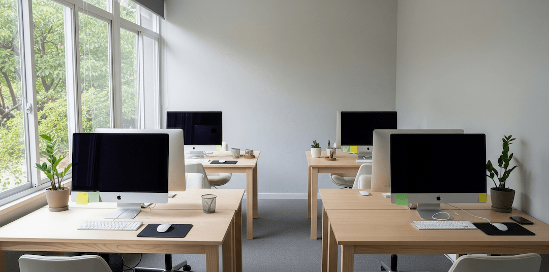 Open-space lumineux et entretenu