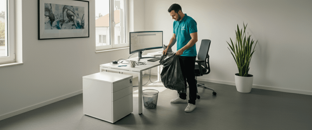 Entretien d'un open space moderne