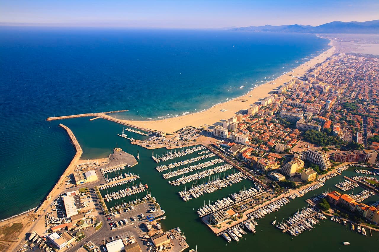 Canet-en-Roussillon, front de mer et Marina